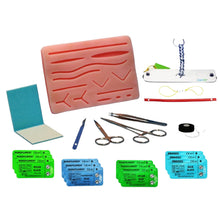 Load image into Gallery viewer, Suture Practice Kit by SurgicalSim® with Knot Tying Practice Kit and Tool Kit