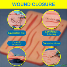 Load image into Gallery viewer, Suture Practice Kit by SurgicalSim® with additional Pre-marked Suture Pad