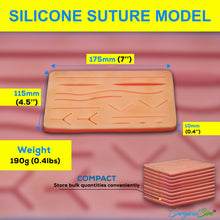 Load image into Gallery viewer, Suture Practice Kit by SurgicalSim® with additional Pre-marked Suture Pad
