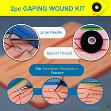 Load image into Gallery viewer, Suture Practice Kit by SurgicalSim® with additional Pre-marked Suture Pad