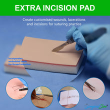 Load image into Gallery viewer, Suture Practice Kit by SurgicalSim® with additional Mini Suture Pad