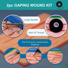 Load image into Gallery viewer, Suture Practice Kit by SurgicalSim® with Knot Tying Practice Kit and Tool Kit