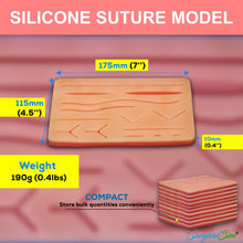 Load image into Gallery viewer, Suture Practice Kit by SurgicalSim® with additional Long Length Suture Pad