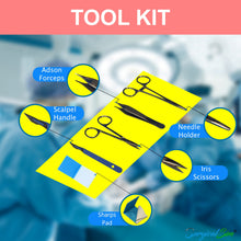 Load image into Gallery viewer, Suture Practice Kit by SurgicalSim® with additional Long Length Suture Pad