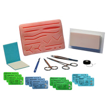 Load image into Gallery viewer, Suture Practice Kit by SurgicalSim® with additional Long Length Suture Pad