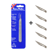 Load image into Gallery viewer, Swann-Morton® No. 3 Handle with 5 x Blades (Choose between 10, 10A or 11)