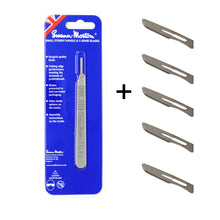 Load image into Gallery viewer, Swann-Morton® No. 3 Handle with 5 x Blades (Choose between 10, 10A or 11)