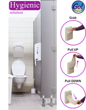 Load image into Gallery viewer, Go!Hygiene™ White Dispenser for Disposable Paper Toilet Seat Covers with 1 Refill Pack included