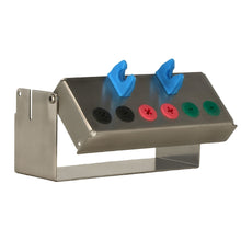 Load image into Gallery viewer, Aphelion Dental Implant Instrument Organiser Box - 6 Holes: Black x 2 Pink x 2 Green x 2 Silicone Plug-ins