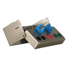 Load image into Gallery viewer, Aphelion Dental Implant Instrument Organiser Box - 6 Holes: Black x 2 Pink x 2 Green x 2 Silicone Plug-ins