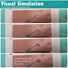 Load image into Gallery viewer, Intradermal Injection Practice Kit with Dry Practice Area & 5 Injection Sites (Needle and Syringe included)