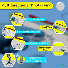 Load image into Gallery viewer, Knot-Tying Practice Kit Hand and Instrument Ties