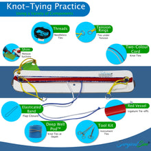 Load image into Gallery viewer, Knot-Tying Practice Kit Hand and Instrument Ties and Tying at Depth