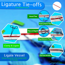 Load image into Gallery viewer, Knot-Tying Practice Kit Hand and Instrument Ties and Tying at Depth