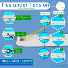 Load image into Gallery viewer, Knot-Tying Practice Kit Hand and Instrument Ties, Tying at Depth and Suture Ties