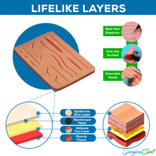 Load image into Gallery viewer, Suture Practice Kit by SurgicalSim® with Workstation and Tool Kit