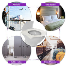 Load image into Gallery viewer, Go!Hygiene™ 50 Disposable Paper Toilet Seat Covers - Potty Training