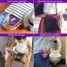 Load image into Gallery viewer, Go!Hygiene™ 50 Disposable Paper Toilet Seat Covers - Maternity