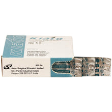 Load image into Gallery viewer, KIATO No.11 NON-STERILE SWEDISH Carbon Steel Triangular Straight Cutting Edge Ultra Thin Sharp Surgical Scalpel Blades Individually Sealed Foils High Quality Disposable 100-count Box