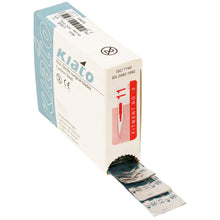 Load image into Gallery viewer, KIATO No.11P NON-STERILE SWEDISH Carbon Steel Triangular Straight Cutting Edge Ultra Thin Sharp Surgical Scalpel Blades Individually Sealed Foils High Quality Disposable 100-count Box