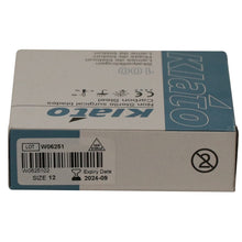 Load image into Gallery viewer, KIATO No.12 NON-STERILE SWEDISH Carbon Steel Crescent Shape Cutting Edge Ultra Thin Sharp Surgical Scalpel Blades Individually Wrapped in Foils High Quality Disposable 100-count Box