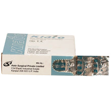 Load image into Gallery viewer, KIATO No.15 NON-STERILE SWEDISH Carbon Steel Short Curved Cutting Edge Ultra Thin Sharp Surgical Scalpel Blades Individually Wrapped in Foils High Quality Disposable 100-count Box