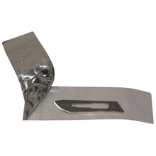 Load image into Gallery viewer, KIATO No.20 NON-STERILE SWEDISH Carbon Steel Long Edge Cutting Edge Ultra Thin Sharp Surgical Scalpel Blades Individually Wrapped in Foils High Quality Disposable 100-count Box