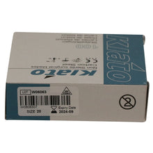 Load image into Gallery viewer, KIATO No.20 NON-STERILE SWEDISH Carbon Steel Long Edge Cutting Edge Ultra Thin Sharp Surgical Scalpel Blades Individually Wrapped in Foils High Quality Disposable 100-count Box