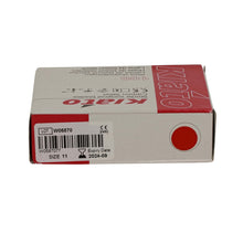 Load image into Gallery viewer, KIATO No.11 STERILE SWISS Carbon Steel Triangular Straight Cutting Edge Ultra Thin Sharp Surgical Scalpel Blades Individually Wrapped in Foils High Quality Disposable 100-count Box