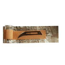 Load image into Gallery viewer, KIATO No.12 STERILE SWISS Carbon Steel Crescent Shape Cutting Edge Ultra Thin Sharp Surgical Scalpel Blades Individually Wrapped in Foils High Quality Disposable 100-count Box
