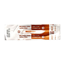 Load image into Gallery viewer, KIATO No.10 STERILE SWISS Stainless Steel Curved Cutting Edge Ultra Thin Sharp Surgical Scalpel Blades Individually Wrapped in Foils High Quality Disposable 100-count Box