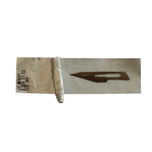 Load image into Gallery viewer, KIATO No.10A STERILE SWISS Stainless Steel Straight Pointed Tip Cutting Edge Ultra Thin Sharp Surgical Scalpel Blades Individually Sealed Foils High Quality Disposable 100-count Box