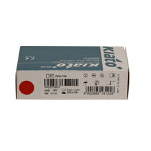 Load image into Gallery viewer, KIATO No.12D STERILE SWISS Stainless Steel Crescent Shape Cutting Edge Ultra Thin Sharp Surgical Scalpel Blades Individually Wrapped in Foils High Quality Disposable 100-count Box