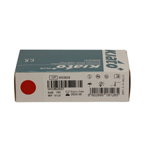 Load image into Gallery viewer, KIATO No.15C STERILE SWISS Stainless Steel Longer Curved Cutting Edge Ultra Thin Sharp Surgical Scalpel Blades Individually Wrapped in Foils High Quality Disposable 100-count Box