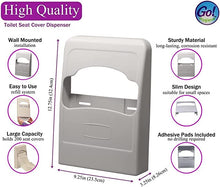 Load image into Gallery viewer, Go!Hygiene™ Cream Dispenser for Disposable Paper Toilet Seat Covers with 1 Refill Pack included