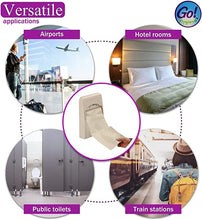 Load image into Gallery viewer, Go!Hygiene™ Cream Dispenser for Disposable Paper Toilet Seat Covers with 1 Refill Pack included