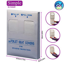Load image into Gallery viewer, GoHygiene 5 x Refill Packs for Wall Dispenser 1000 Paper Toilet Seat Covers
