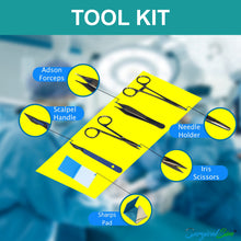 Load image into Gallery viewer, Suture Practice Kit by SurgicalSim® with Knot Tying Practice Kit and Tool Kit
