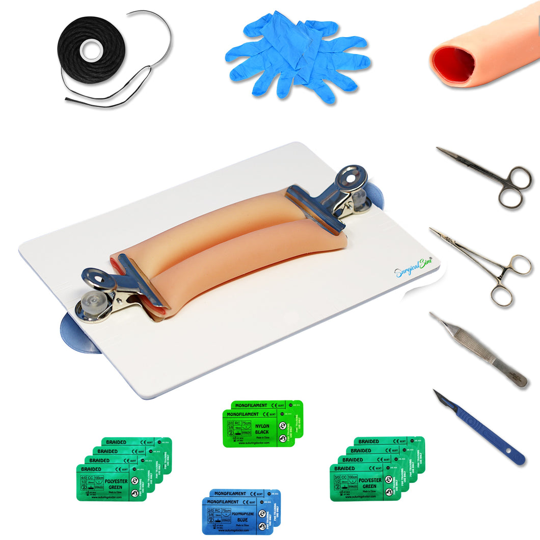 Bowel Anastomosis Training Kit Practice Side-to-Side with 20mm Diameter Models, also Bladder Simulator Training Kit
