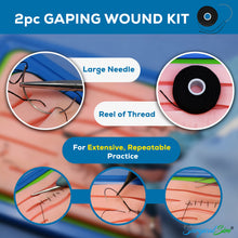 Load image into Gallery viewer, Suture Practice Kit by SurgicalSim® with Workstation and Tool Kit
