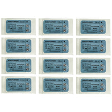 Load image into Gallery viewer, Suturing Doctor™ 2-0 POLYPROPYLENE BLUE 25mm Needle Training Sutures - 12 Pack
