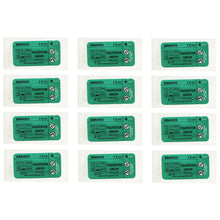 Load image into Gallery viewer, Suturing Doctor™ 5-0 POLYESTER BRAIDED GREEN Training Sutures - 12 Pack
