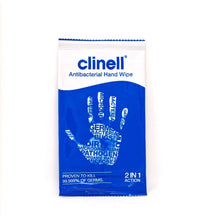 Load image into Gallery viewer, Clinell® Anti-Bacterial Hand Wipes - Choose Pack Size

