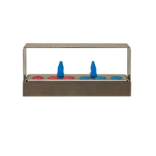 Load image into Gallery viewer, Aphelion Dental Implant Instrument Organiser Box - 6 Holes: Blue &amp; Pink Silicone Plug-ins
