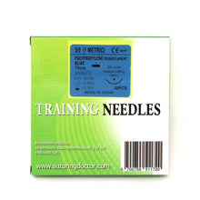 Load image into Gallery viewer, Suturing Doctor™ 5-0 POLYPROPYLENE BLUE Training Sutures - 20 Pack
