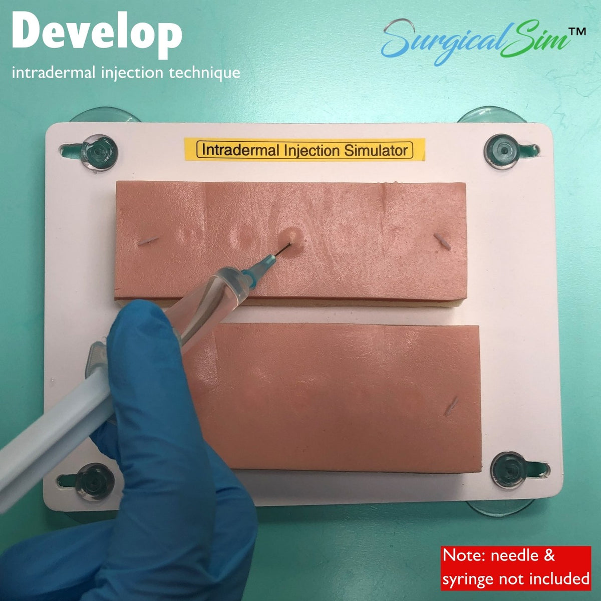Intradermal Injection Practice Kit Training Simulator Module 10 Inject ...