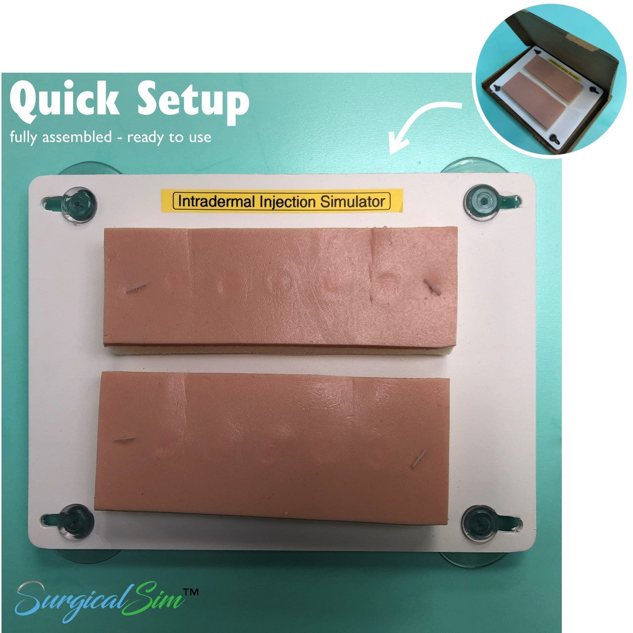 Intradermal Injection Practice Kit Training Simulator Module 10 Inject ...