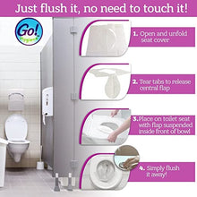 Load image into Gallery viewer, GoHygiene 5 x Refill Packs for Wall Dispenser 1000 Paper Toilet Seat Covers
