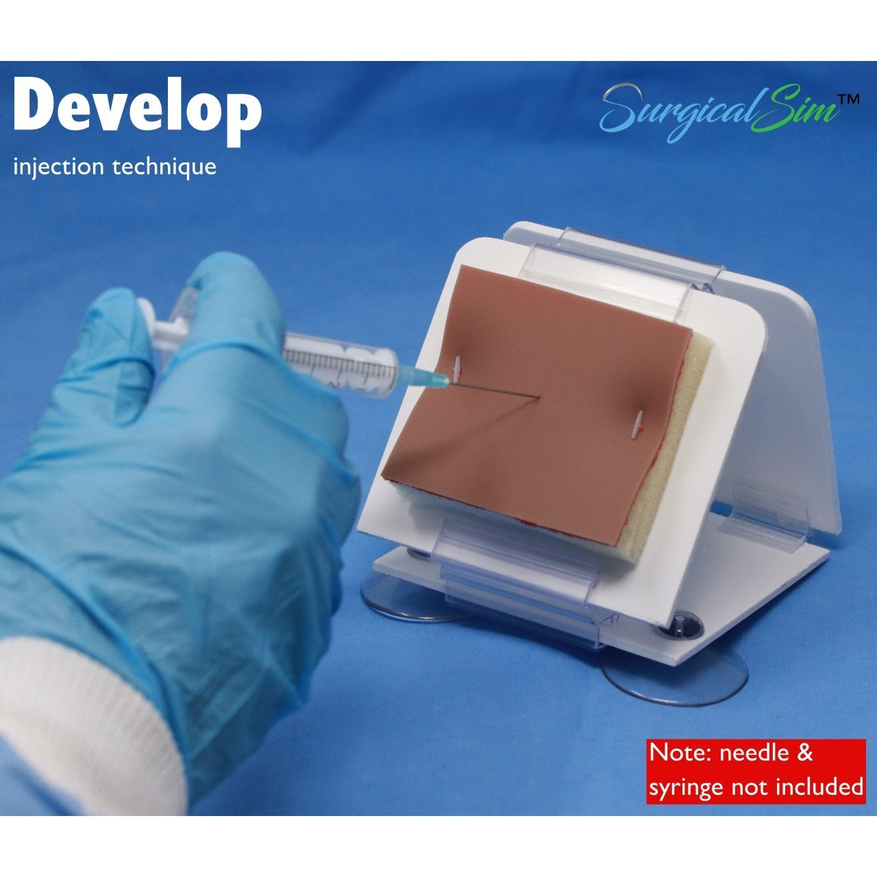 Injection Practice Simulator Education Training Kit (Brown) Teaching P ...